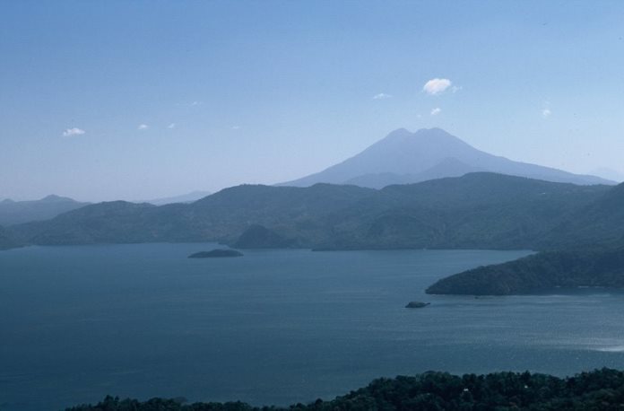 Ilopango volcanic lake
